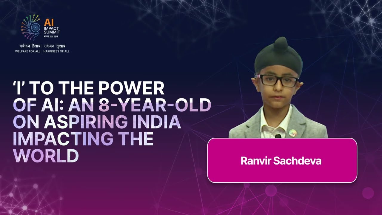 Ranvir Sachdeva: The Youngest Keynote Speaker at the India AI Impact Summit 2026