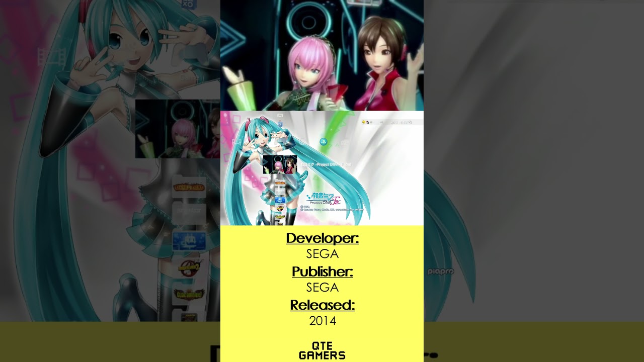 PS3 XMB - Hatsune Miku: Project DIVA F 2nd (初音ミク -Project DIVA- F 2nd)