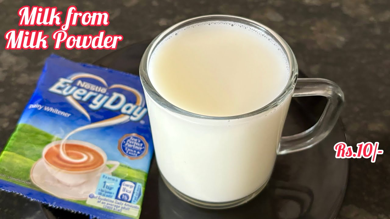 Milk from Milk Powder | Nestle EveryDay Dairy Whitener | How to make Milk Powder into Milk ?
