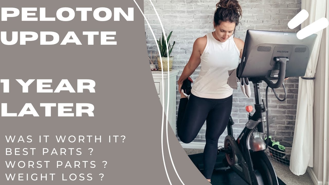 PELOTON UPDATE||1 YEAR LATER||WORTH IT? WEIGHTLOSS? REGRETS? DO I USE IT?