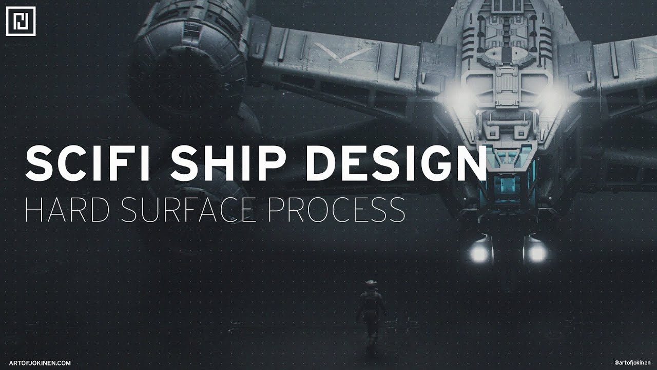 How I Design a Spaceship - Hard Surface Concept Art Process