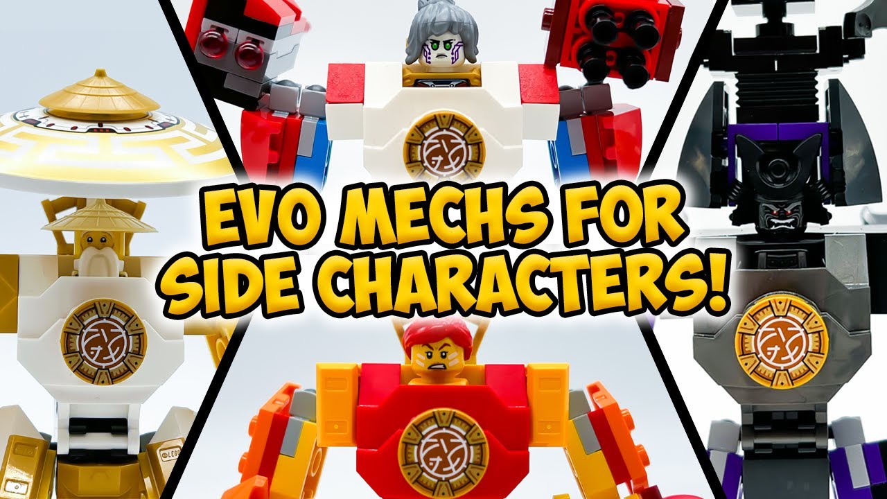 Я построил мехов для второстепенных персонажей Ninjago, потому что LEGO не будет