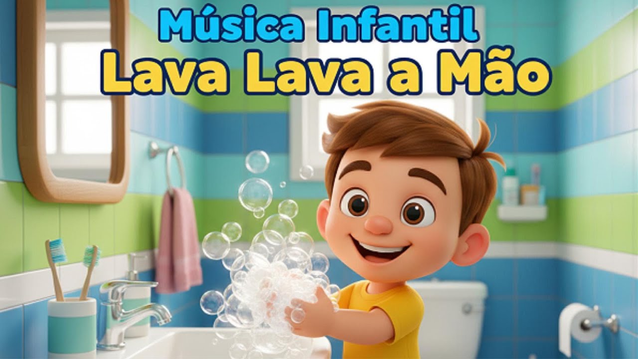 Lava Lava a Mão 🧼🎶 | Hábito de Higiene Divertido - Música Infantil