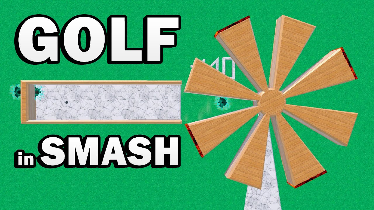We created MINIGOLF in Smash Ultimate