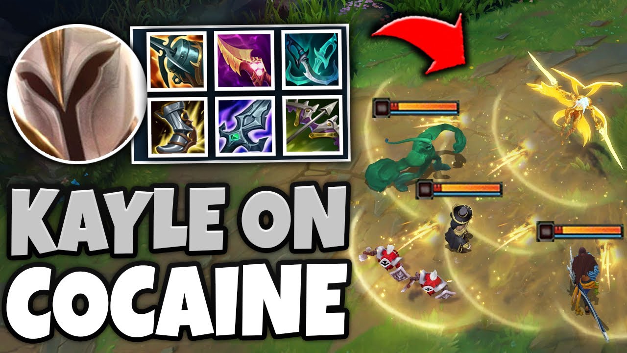 Kayle but I have so much attack speed that it looks like I'm cheating