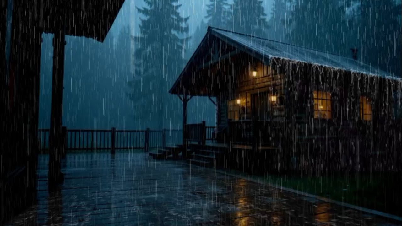 Heavy Rain for Sleeping | Deep Sleep Rain Sounds