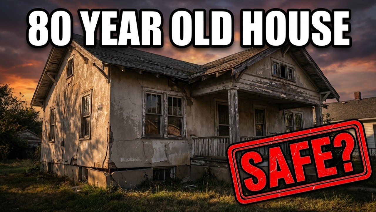 80 YEAR OLD HOME STILL SAFE?? - Home Inspection Walkthrough