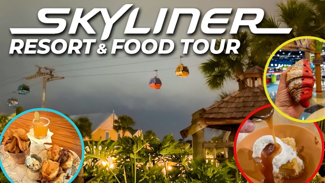 Disney World Skyliner Resort & Food Tour!