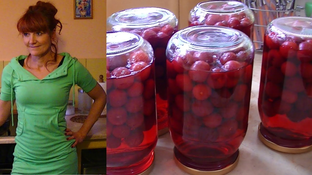 Kompot z wiśni [KuchniaRenaty]