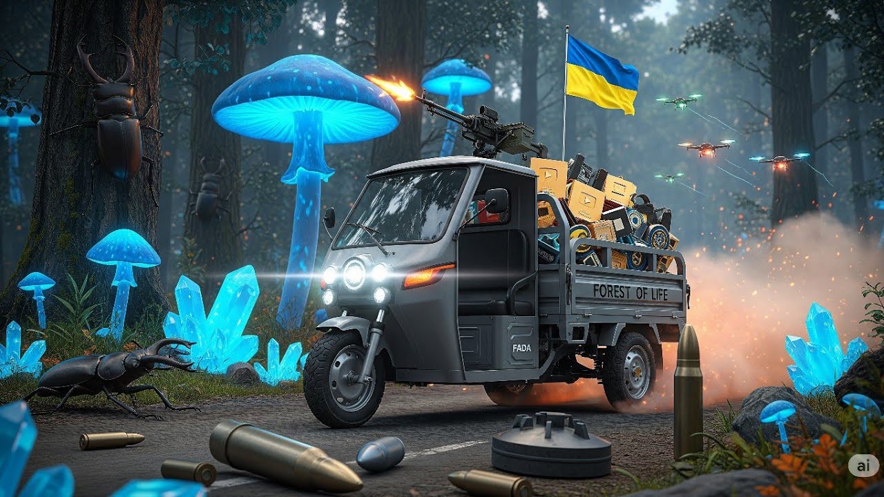 Огляд по важливому Fada бізон #трицикл #скутер #мопед #муравей forte dozer sokmoto рікша