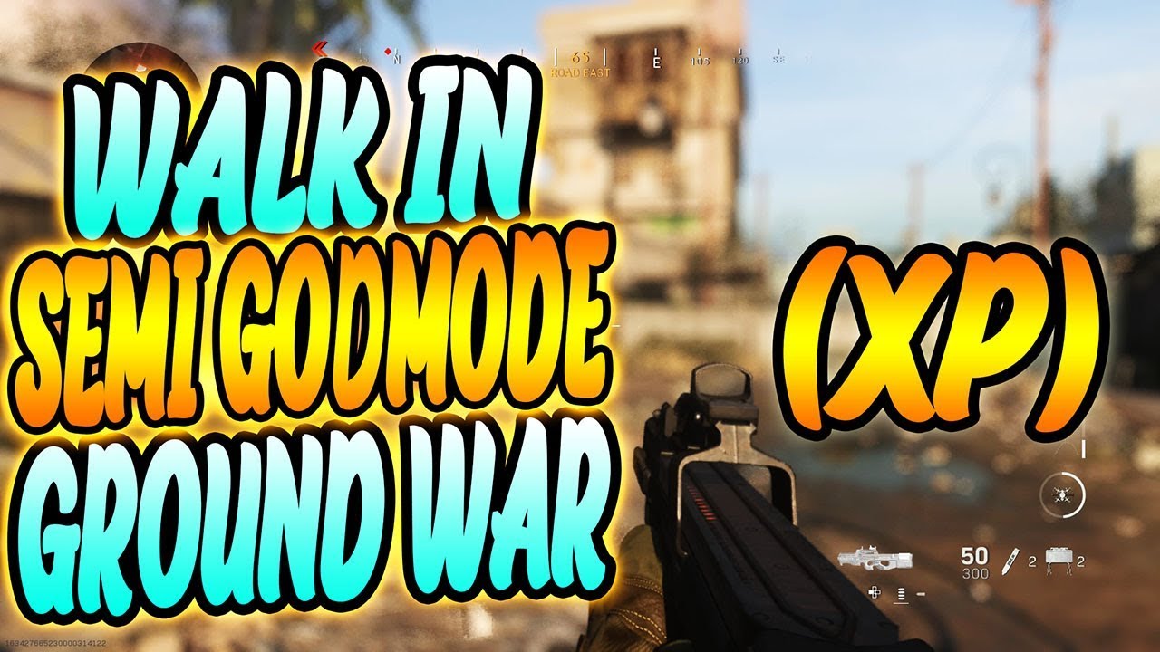 COD MW: *GROUND WAR* SEMI GOD MODE WALK IN GLITCH EASY XP (AFTER 1.07)