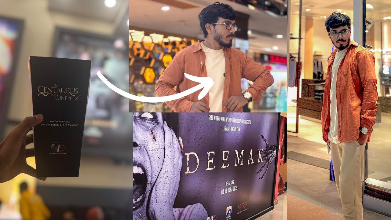 Centauras Cineplax Cinema gya!🔥💥⚡ | Deemak Film dekhi😱🥶