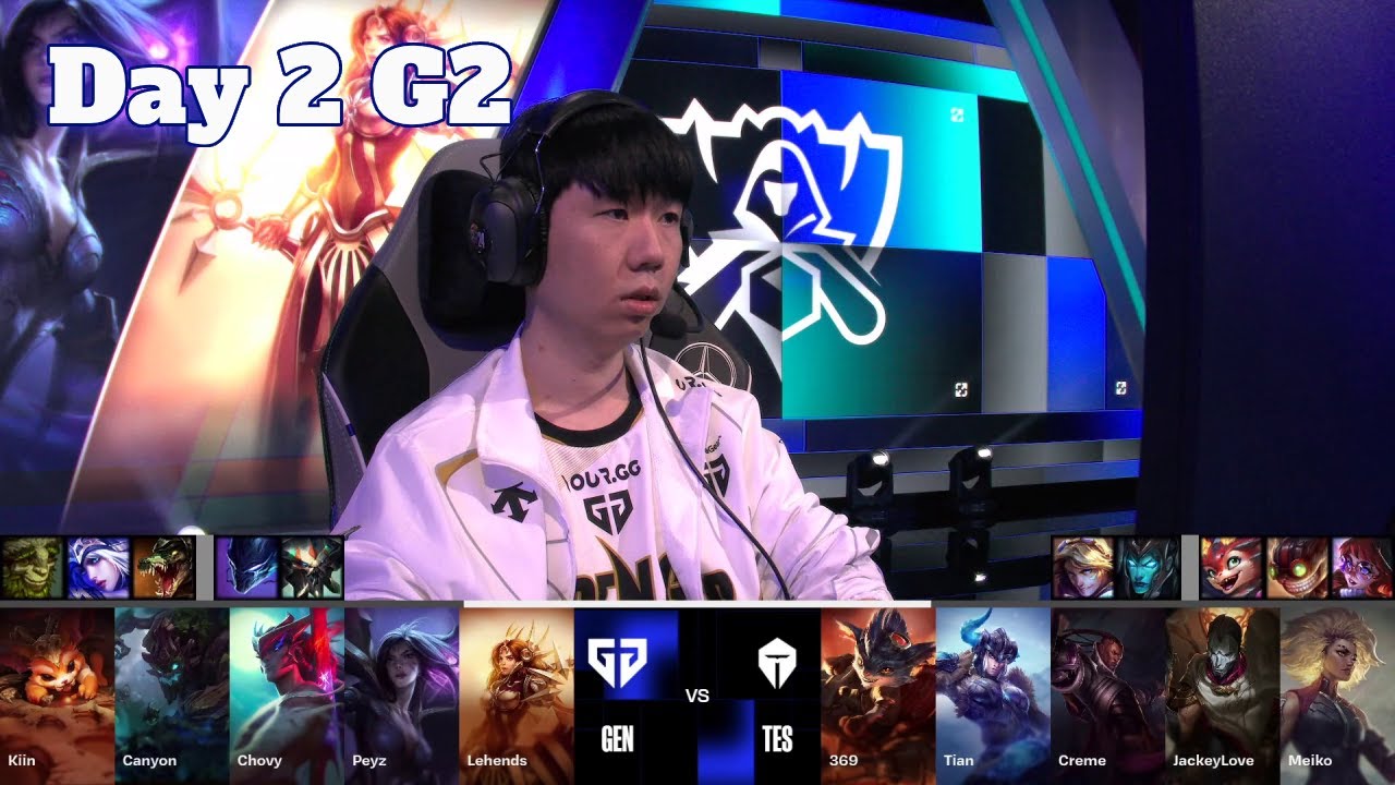 GEN vs TES | Day 2 LoL Worlds 2024 Swiss Stage | Gen.G vs Top Esports full