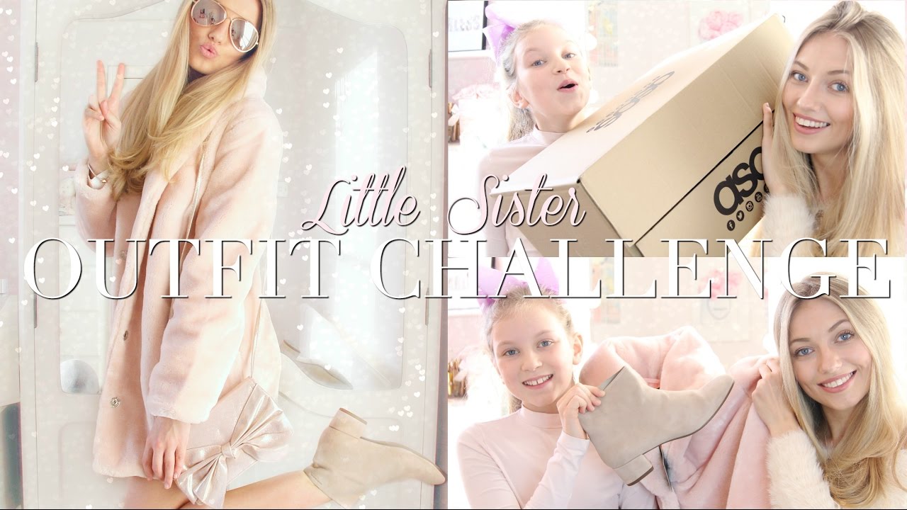 OUTFIT CHALLENGE- LITTLE SISTER DOES MY ASOS HAUL! With Coco's World | Freddy My Love