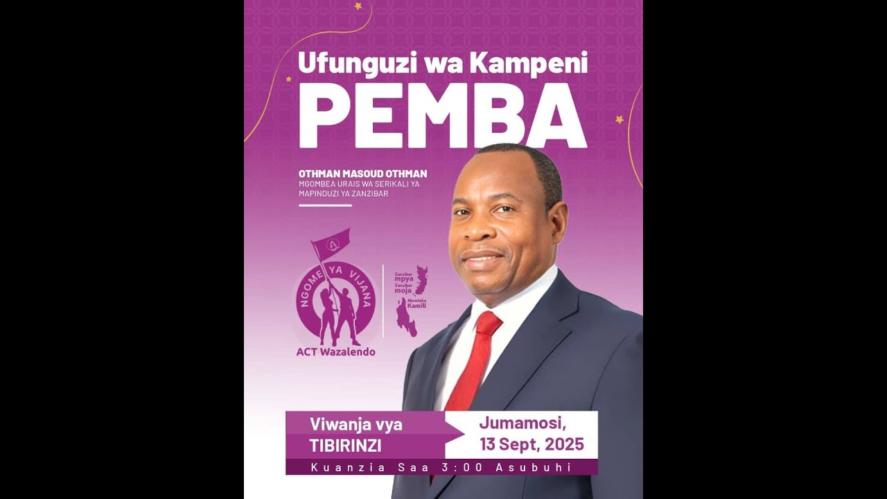 🔴#LIVE: MKUTANO WA UFUNGUZI WA KAMPENI KIBANDA MAITI