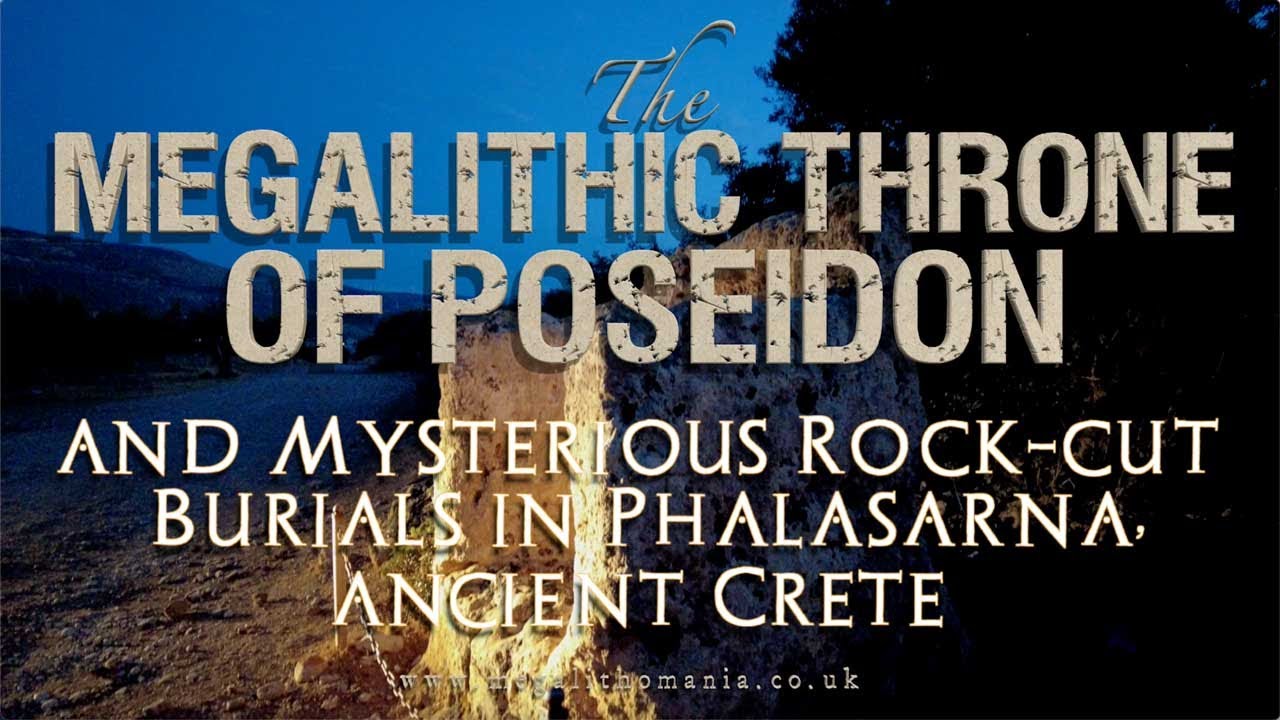 The Megalithic Throne of Poseidon & Rock-Cut Burials in Phalasarna, Ancient Crete | Megalithomania