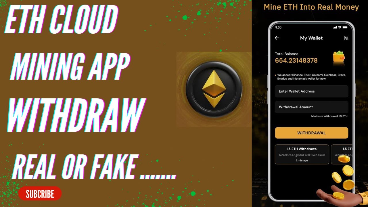 ETH Mining App Withdraw | ETH Mining App Withdraw Proof | ETH Mining App Real & Fake #miningapp