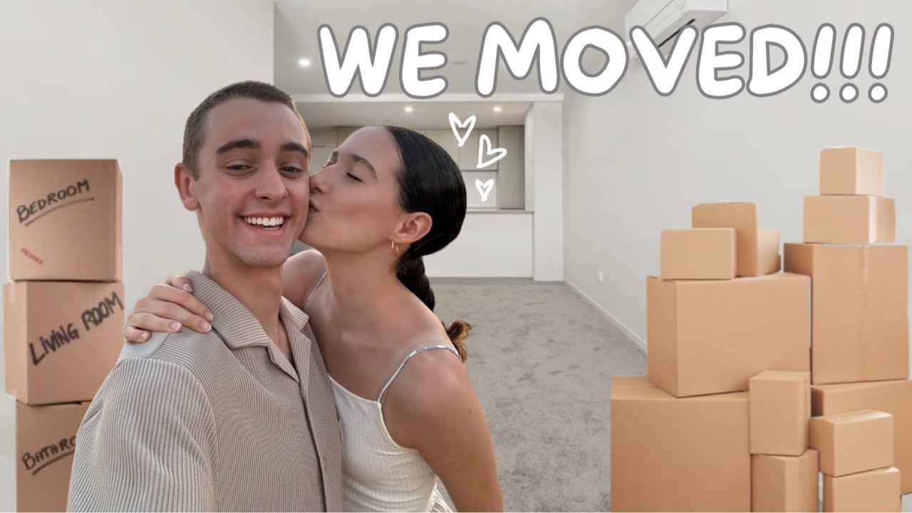 Moving Vlog! + Revealing Our New Home | Jasmin and James