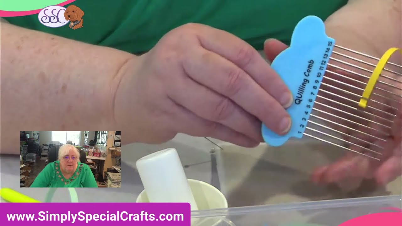 Using a Quilling Comb