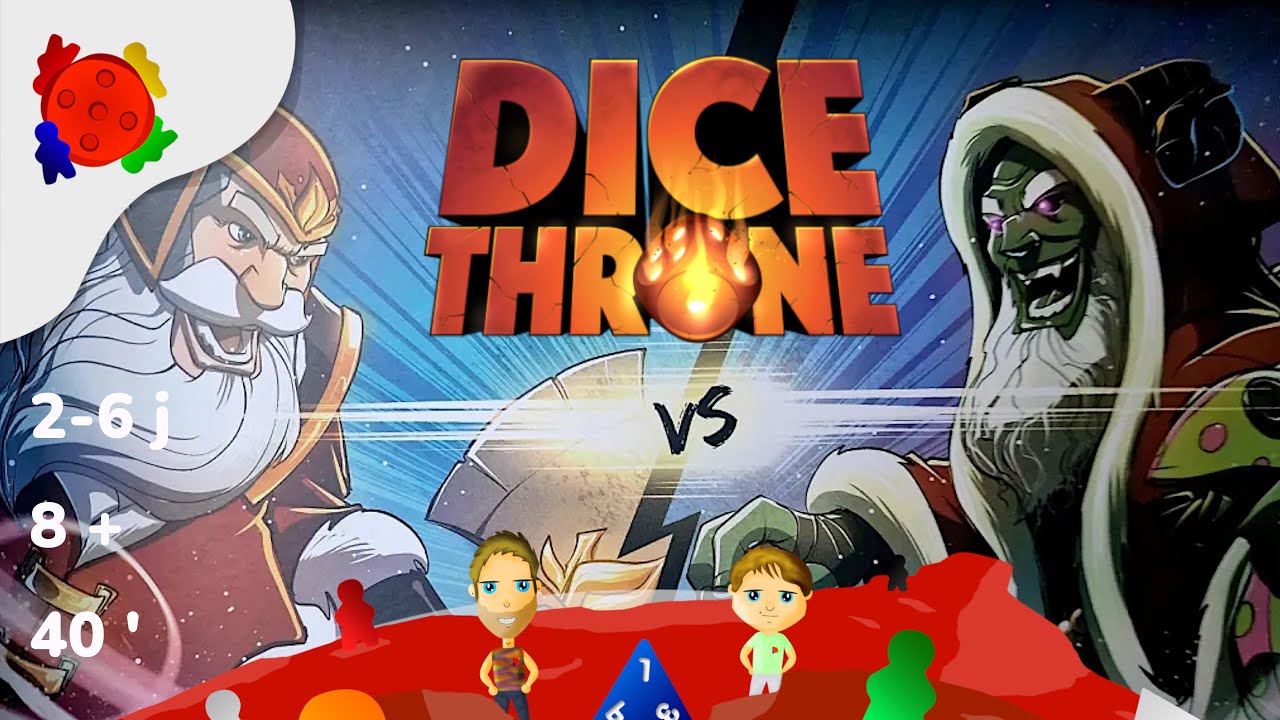 Dice Throne - Père Noël vs Krampus (2 joueurs)
