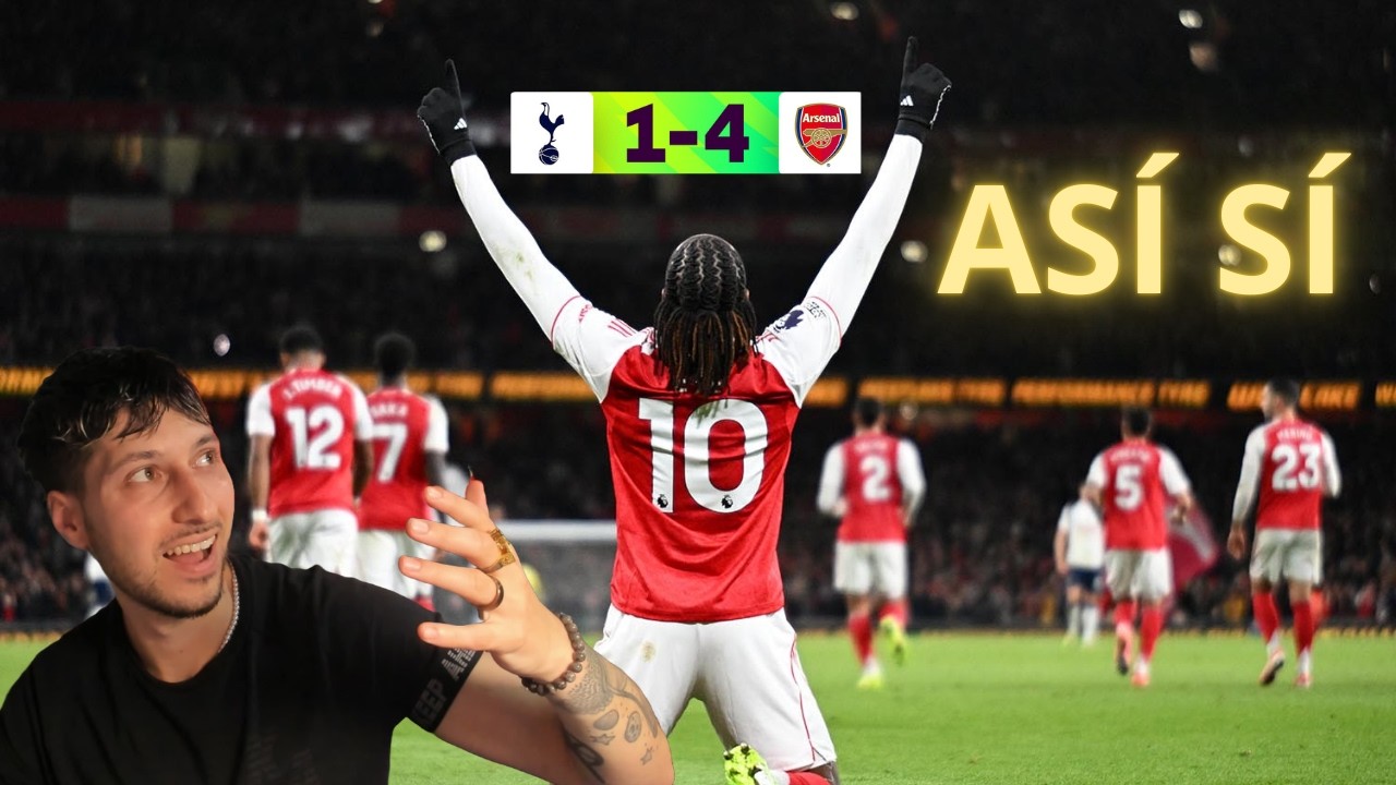 TOTTENHAM 1-4 ARSENAL - Premier League - EZE y  GYÖKERES revientan el NORTH LONDON DERBY - Resumen