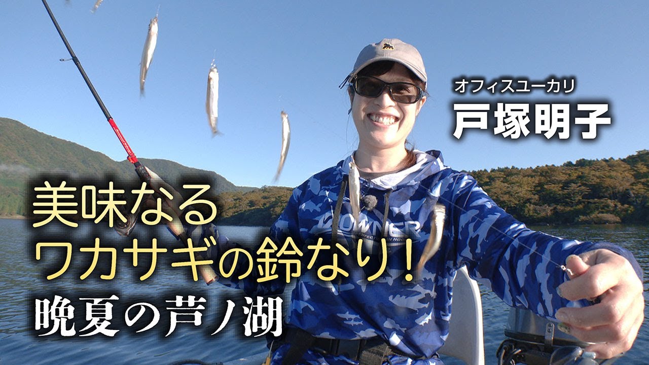 美味なるワカサギの鈴なり！晩夏の芦ノ湖