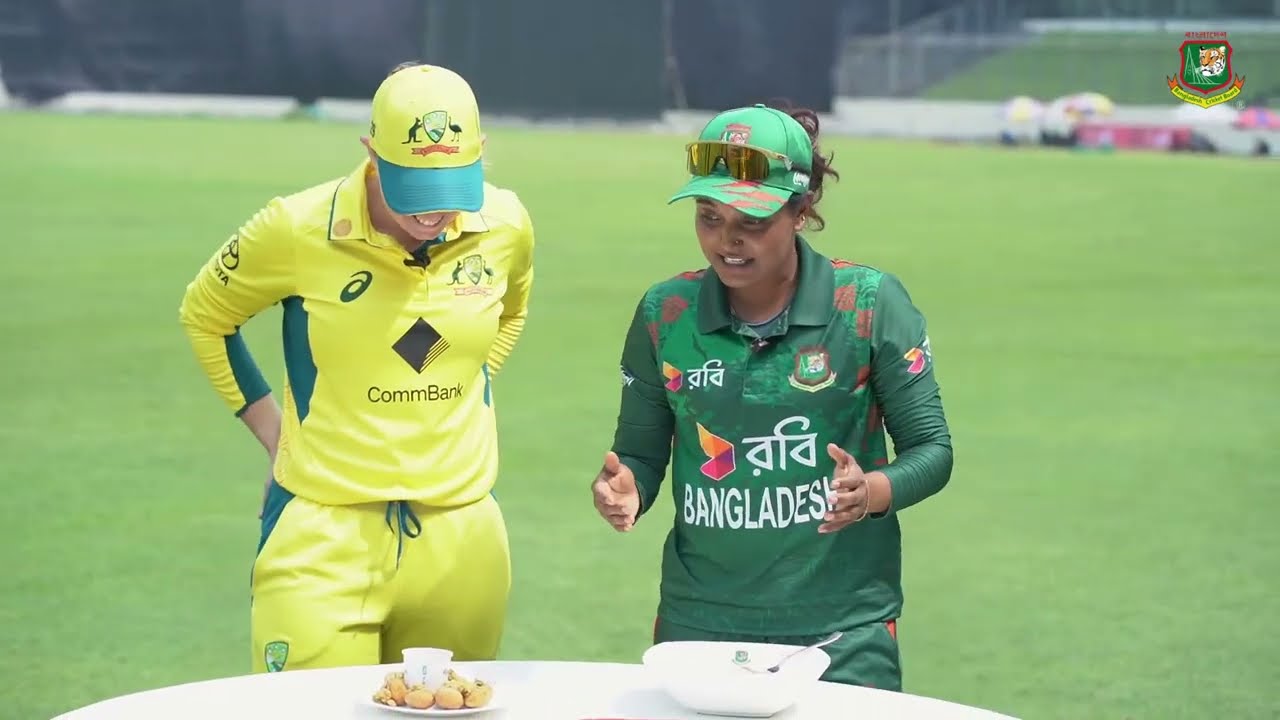 Nigar Sultana Joti educates Alyssa Healy on Bangladesh's flavors, hues, and rhythms