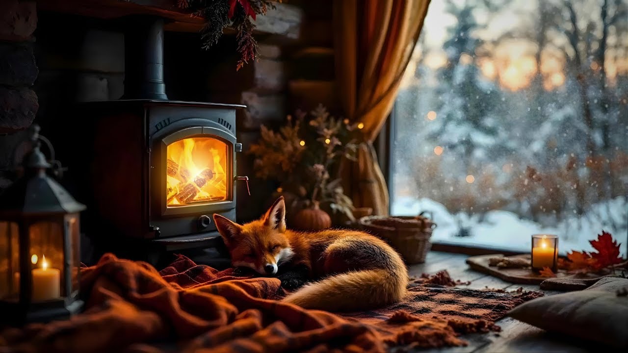 Whiskered Wonders & Winter's Embrace | Sleepy Ambience Awaits