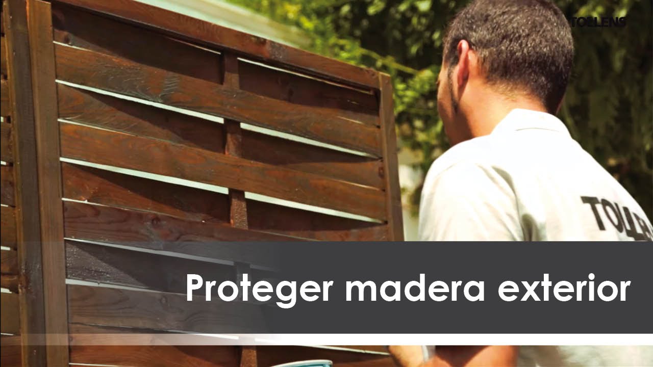 C&oacute;mo proteger madera en exterior