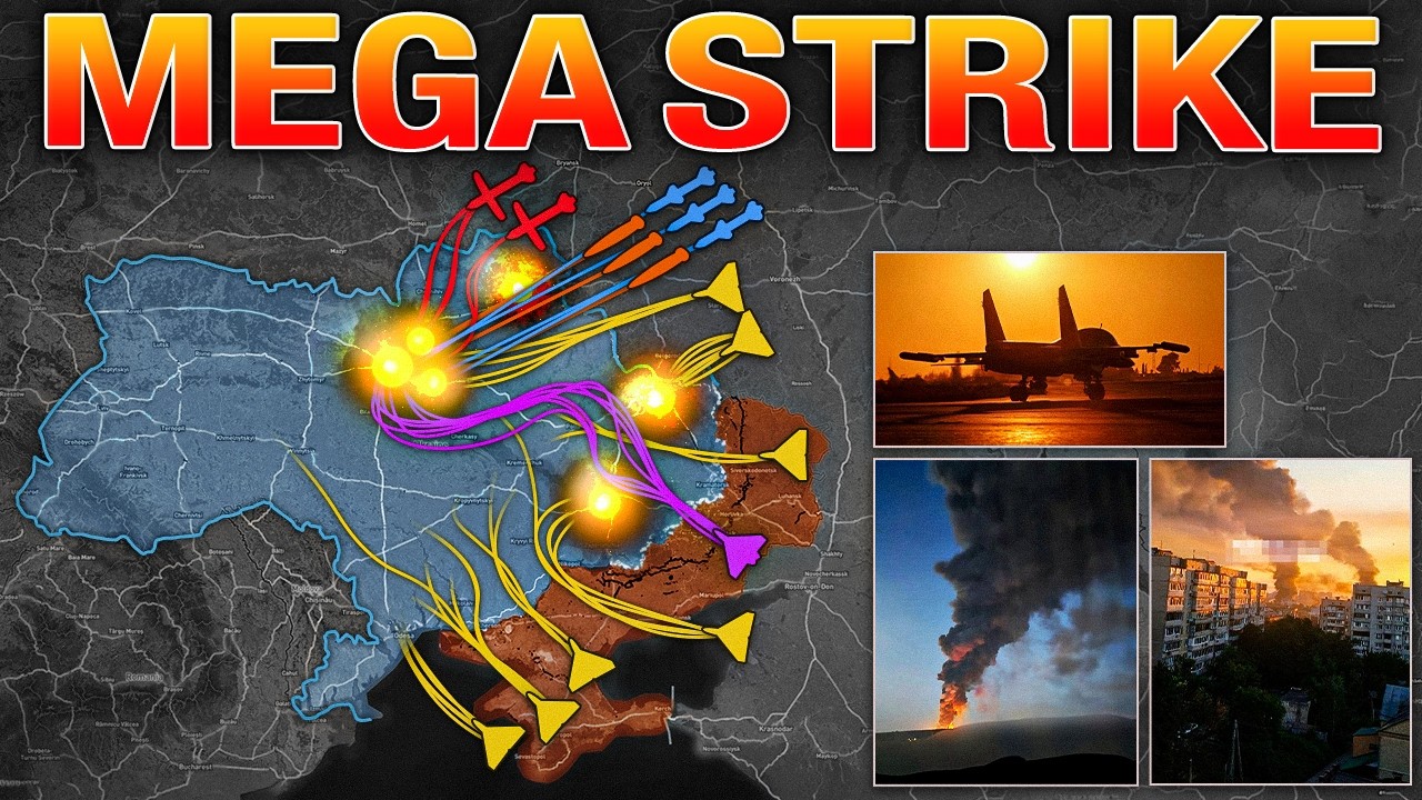 MEGA STRIKE on KYIV &mdash; 570 Drones & Missiles🚀💥 THOUSANDS of Drones Still in Reserve📦📊 MS 2026.07.02
