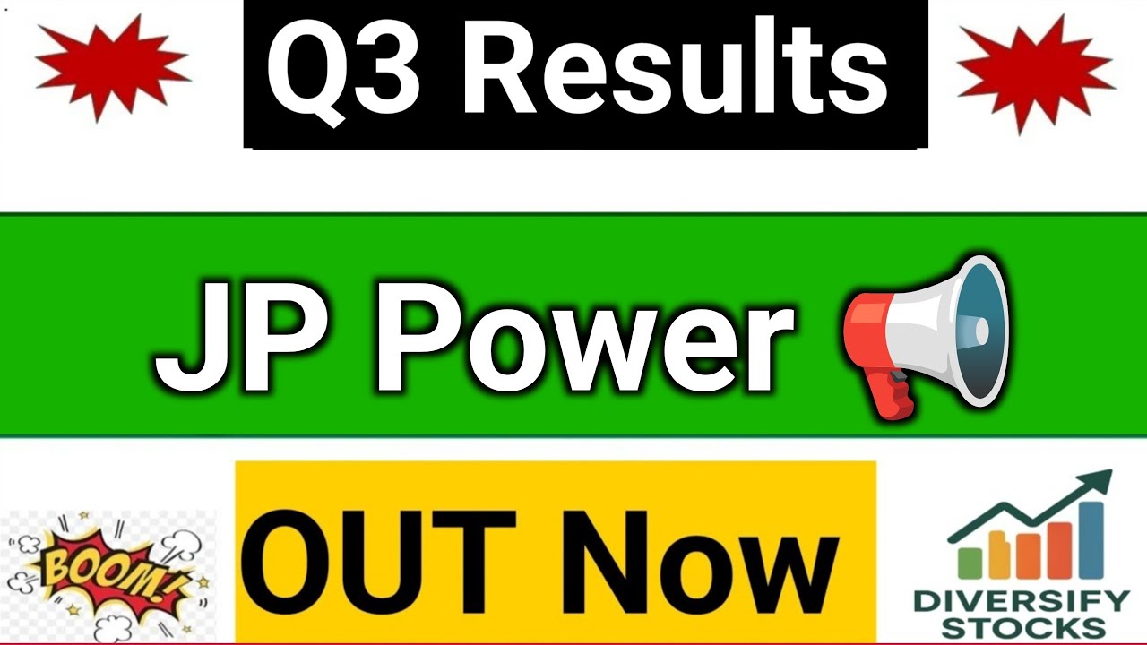 JP Power Q3 Results 2026 | JP Power share latest news | JP Power Results Today | JP Power share news