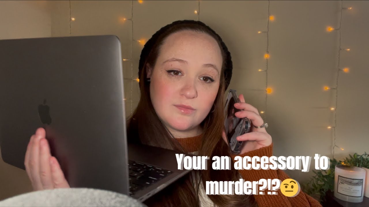 ASMR Secretary Roleplay | Your an accessory to M*rder?!? 🤨