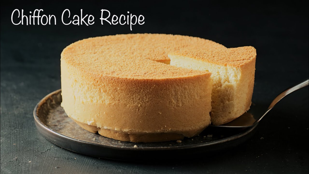 Chiffon Cake Recipe | Perfect Sponge Cake