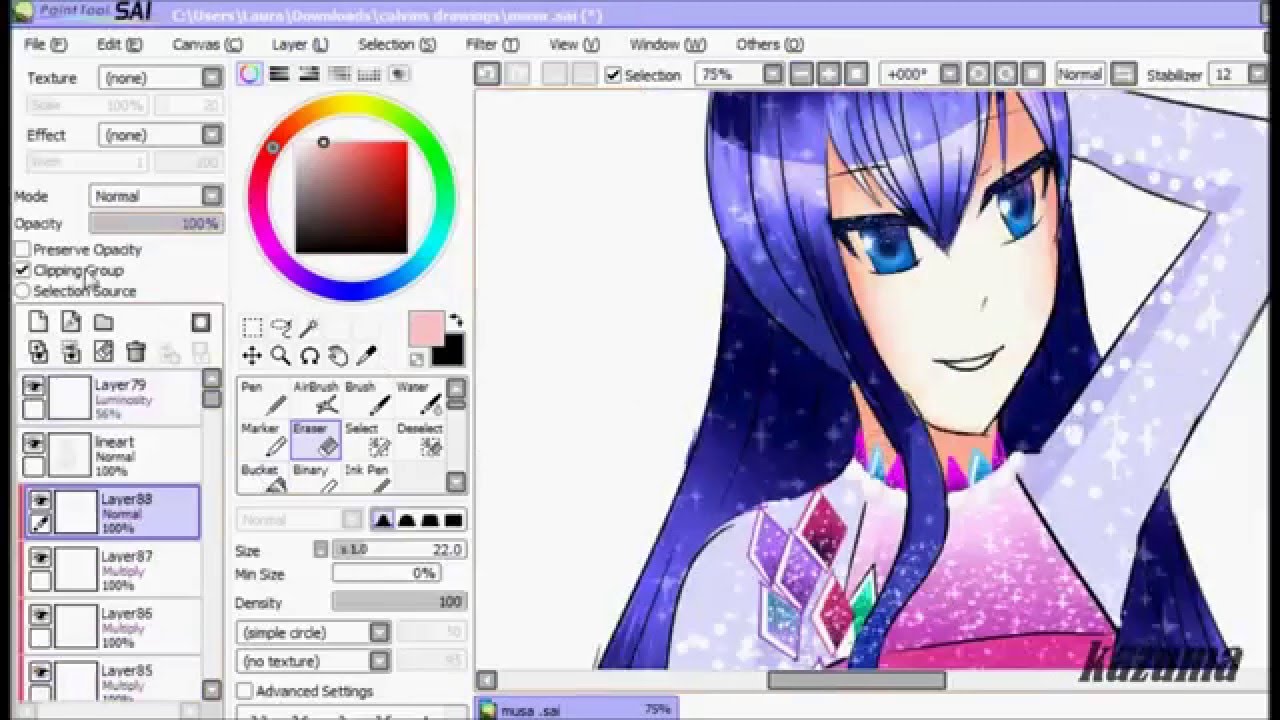 Speedpaint/drawing winx club musa tynix