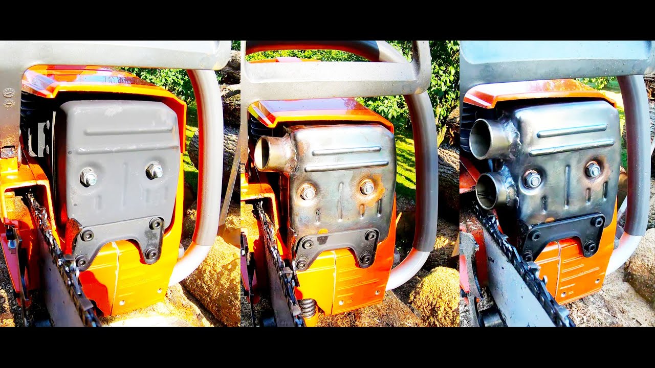 Farmertec 395XP muffler mod