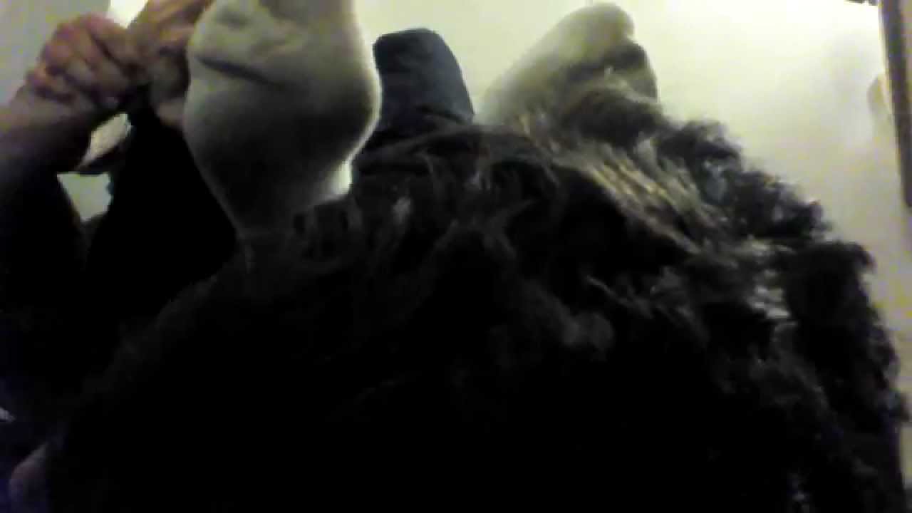 Sub worshipping my smelly feet
