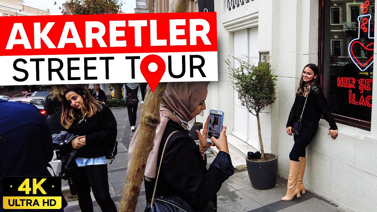 Istanbul Besiktas Akaretler Walking Tour - 4K 60FPS
