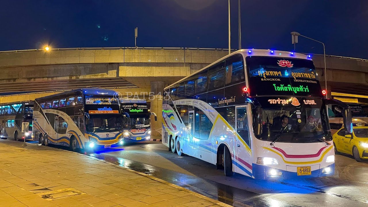 บรรยากาศรถทัวร์หมอชิต 2 ขาเข้า ช่วงเช้าของวันหยุดยาว | Arrival Bangkok Bus Terminal [3-AUG-23] PART1