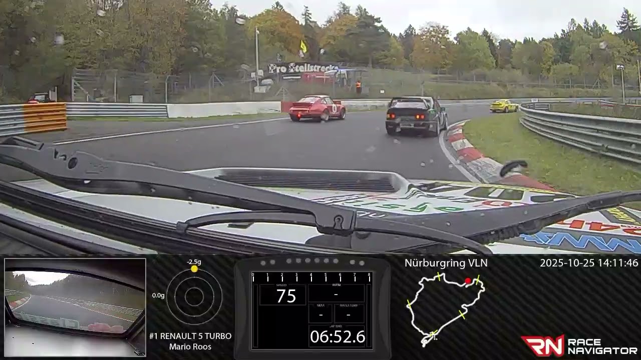 Nürburgring Youngtimer Trophy Schwedenkreuz Rennen 25.10.2025 Lap 7 11:08