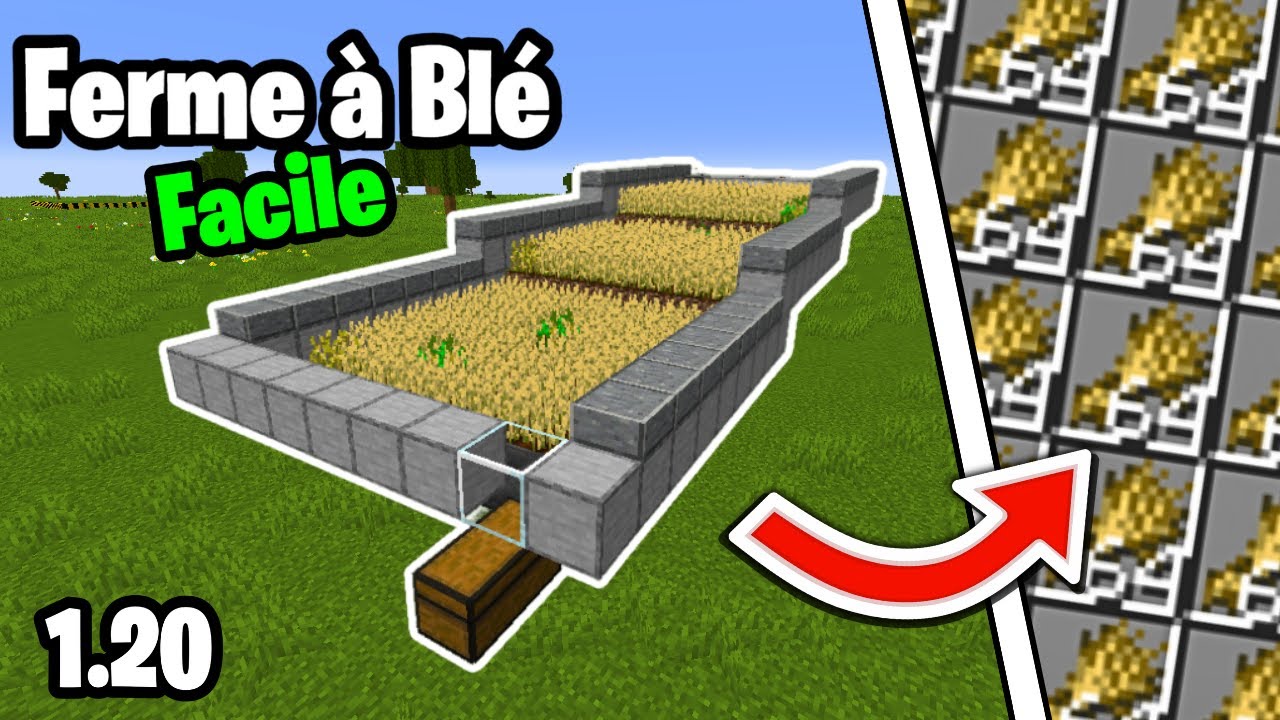 [TUTO] Ferme à Blé LA PLUS FACILE 1.21 Minecraft Bedrock/Java/Mcpe !