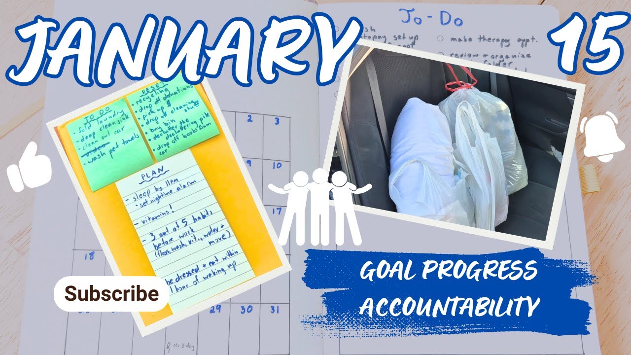 Decluttering (RESET DAY) - ACCOUNTABILITY JANUARY: DAY 15 - Let's Work On Goals Together!