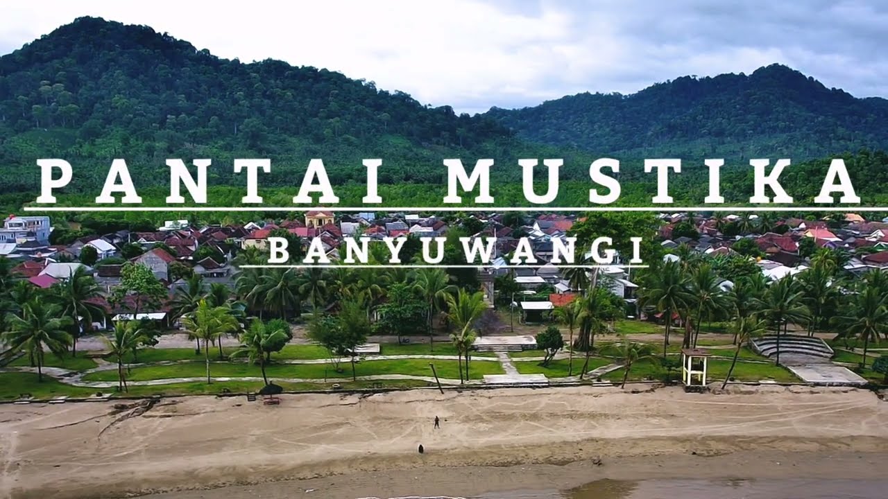 New Pantai Mustika, Banyuwangi 2022. Cinematic DRONE SJRC F11 pro 4k