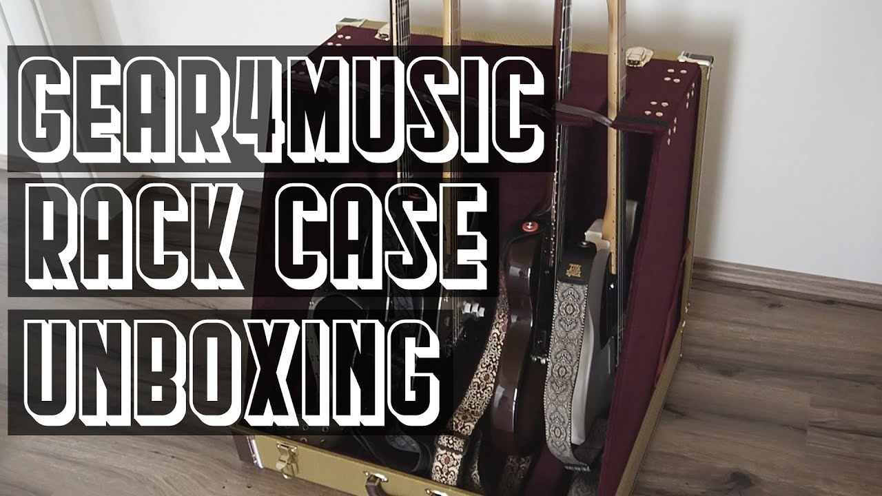 UNBOXING | Gear4music | Tweed  Guitar Rack Case