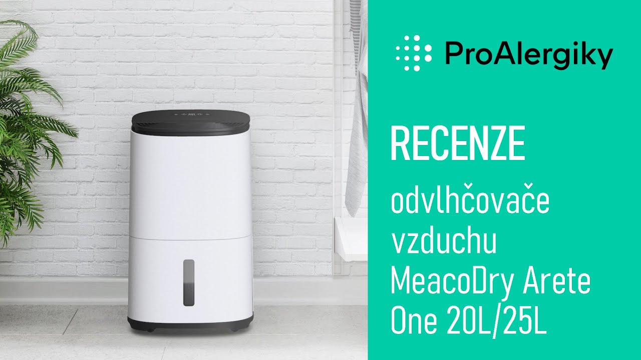 Recenze odvlhčovače s čističkou vzduchu Meaco Dry Arete® One 20L a 25L