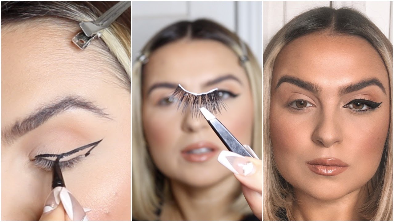 WINGED LINER + LASH APPLICATION TUTORIAL