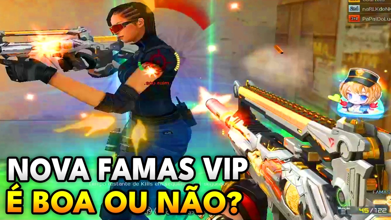 JOGUEI COM A NOVA FAMAS VIP! É BOA OU NÃO? (CROSSFIRE BRASIL)