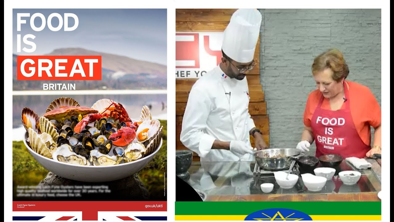 H.E Susanna Moorehead in Chef Yohanis Kitchen