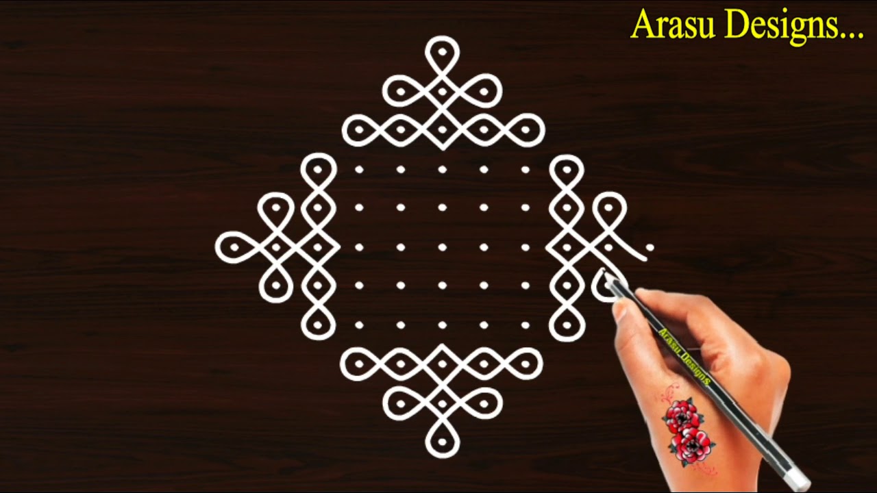 11 dot neli kolam, melikala muggulu