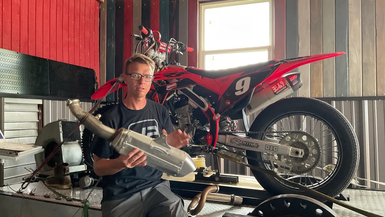 Динамический тест Yoshimura RS12! 22-23 CRF250R