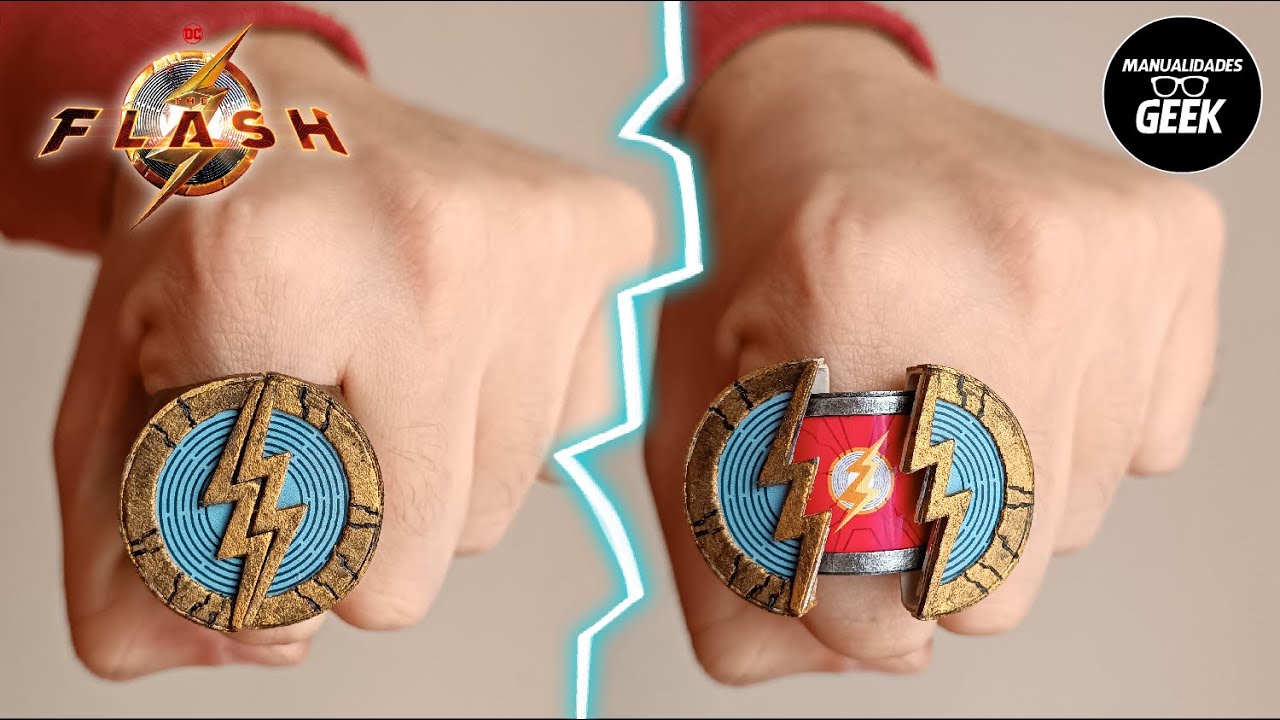 Como hacer el Anillo de The Flash DIY/TUTORIAL/MANUALIDAD de Dc Comics